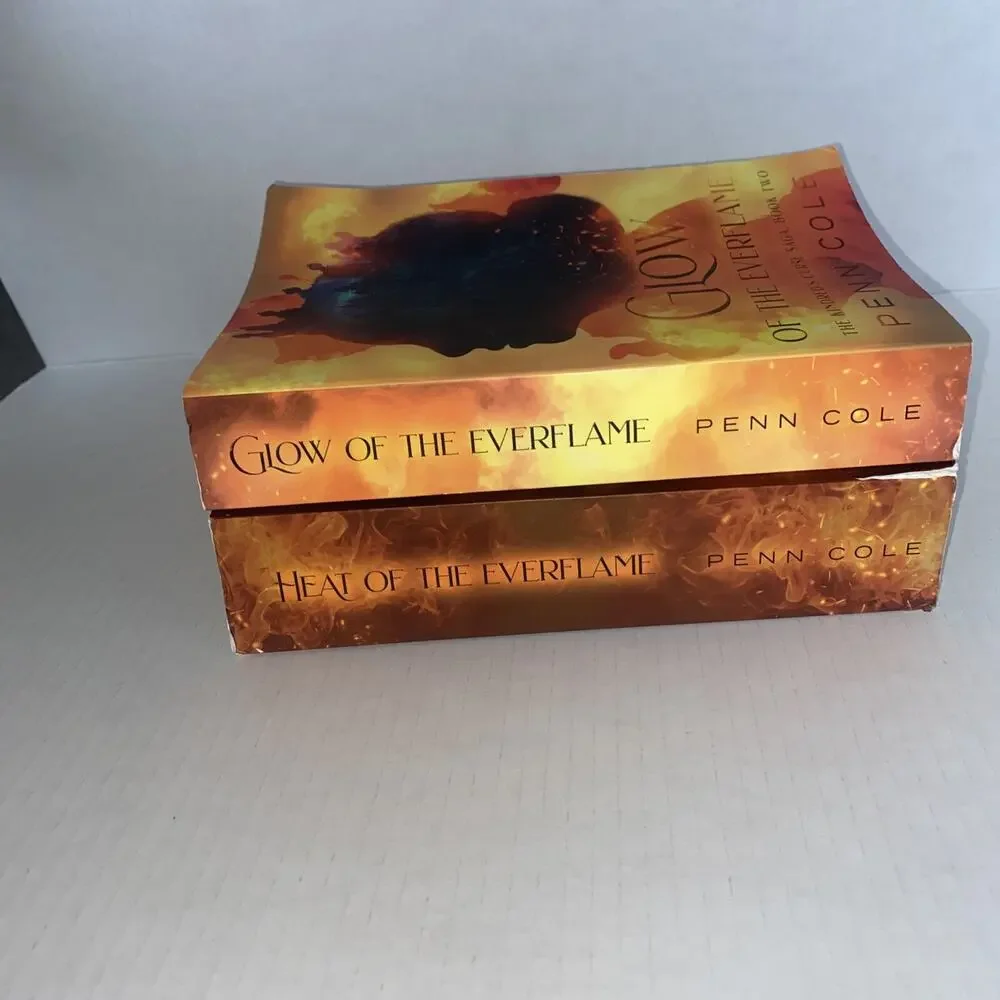 Glow and Heat Of The Everflame - Books 2 & 3 in series By Penn Cole
